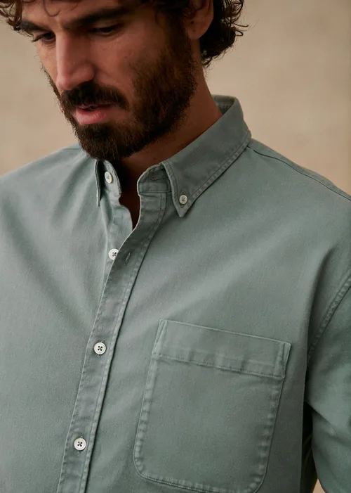 Chemise Miles - Vert Délavé — image 5