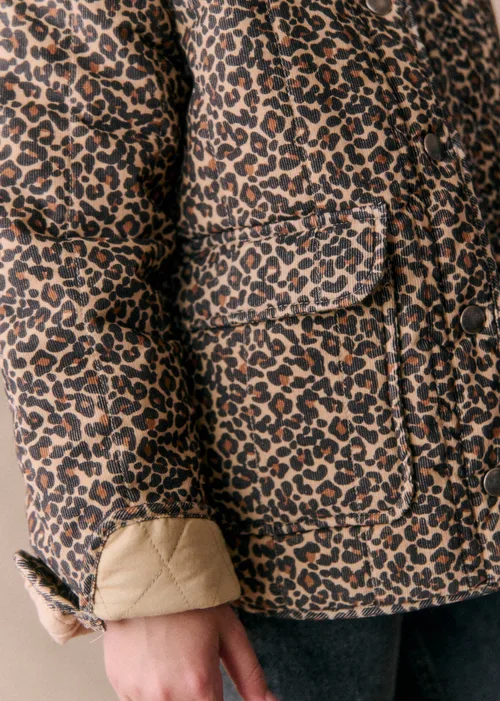 Manteau Farel - Léopard Beige — image 5