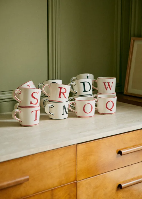 Tasse Tempo - Lettre H - Rouge — image 62