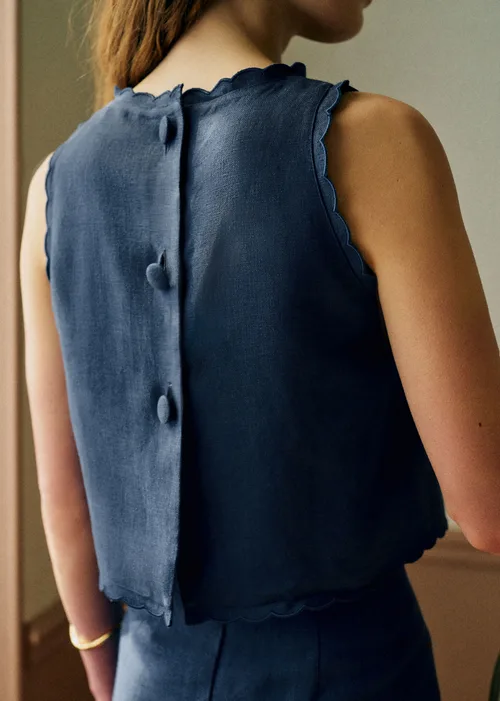 Blouse Avelina - Bleu Minuit — image 2