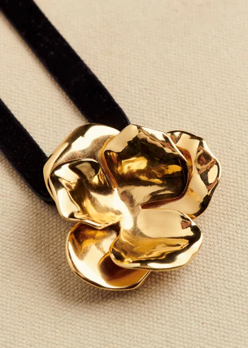 Collier Capucine - Doré - Création Rose — image 2