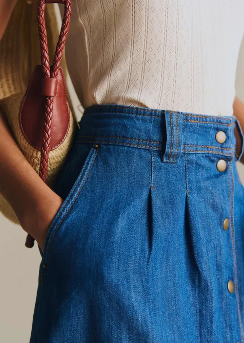 Jupe Clarine - Denim — image 3