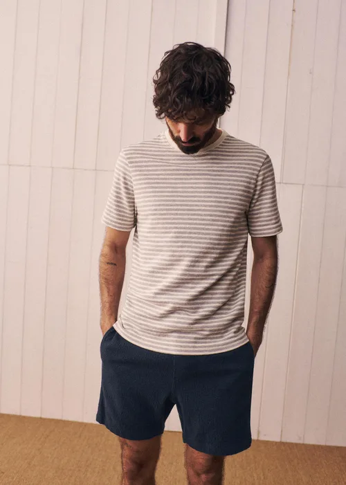 T-Shirt Nilas - Rayures Gris / Écru — image 6