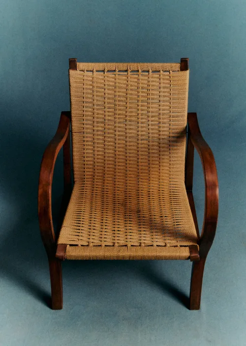 Fauteuil cordage vintage - Bois et Corde