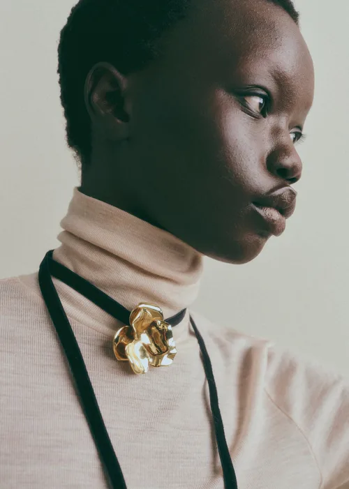 Collier Capucine - Doré - Création Rose