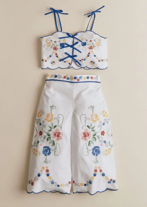 Pantalon Callie - Broderie Placée Spring — image 6