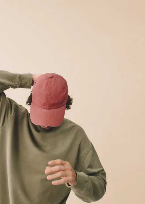 Casquette Haden - Rouge Délavé