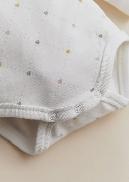 Body Icare - Imprimé Coeur Croisillon Pastel — image 3