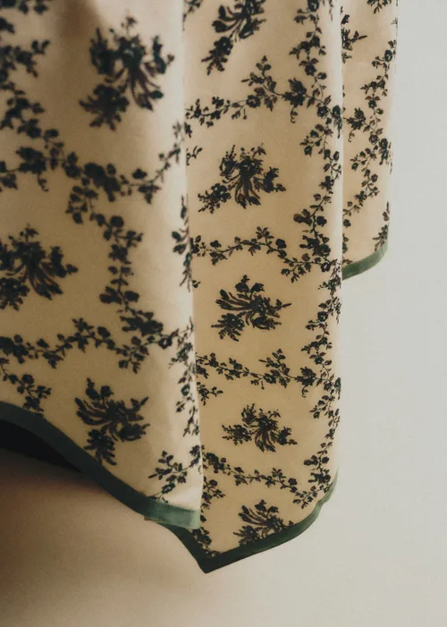 Nappe Imprimée - Croisillons Bleu — image 3