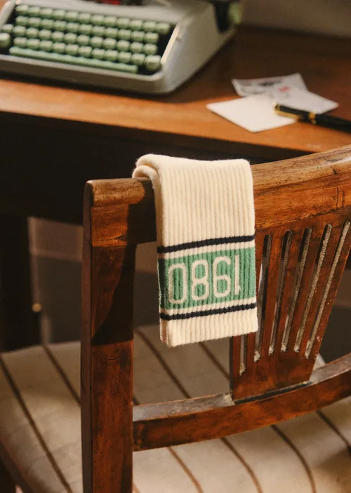 Chaussettes 1980 - Écru — image 4