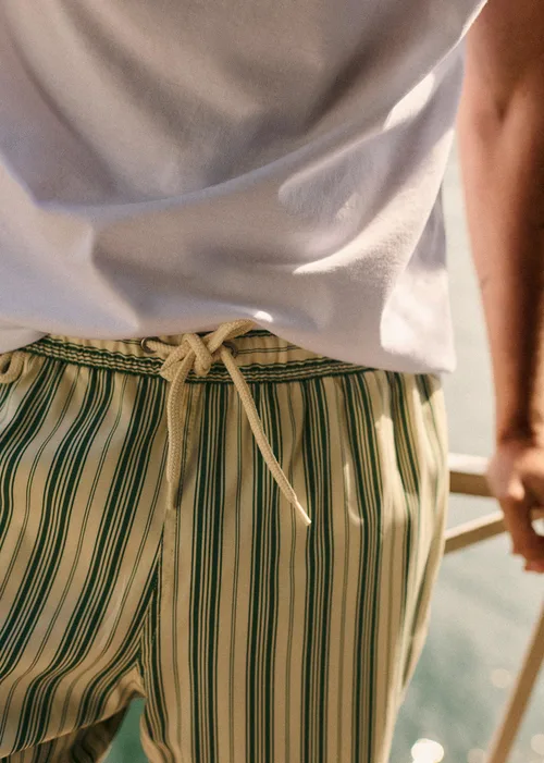 Maillot de bain Rob - Écru / Vert — image 4