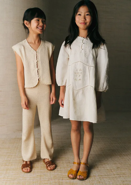 Pantalon Maille Paolo - Ecru — image 6