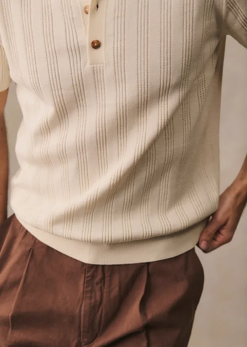 Polo Maille Rio - Écru — image 3