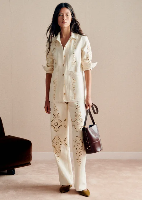 Veste Will - Broderies Lierre Fond Écru — image 4