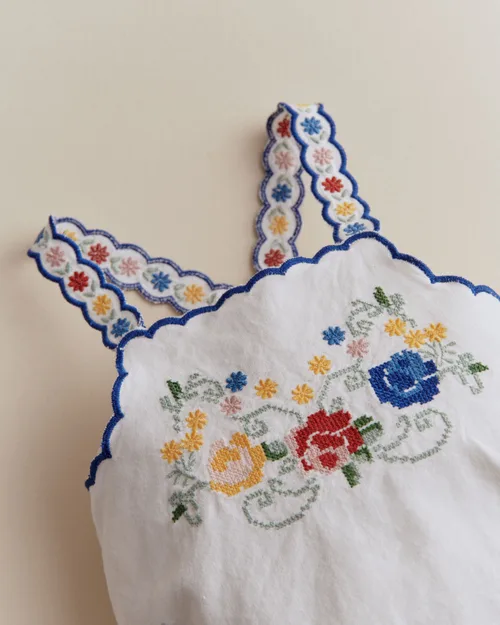 Barboteuse Philippine - Broderie Placée Spring — image 3