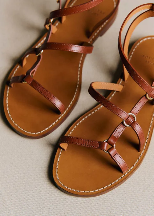 Sandales Low Inaya - Cuir Naturel Héritage — image 4