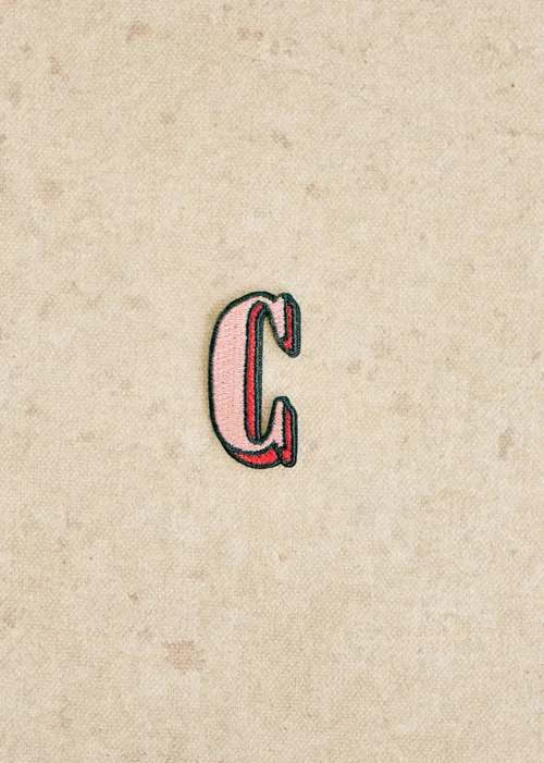 Lettre C Rose