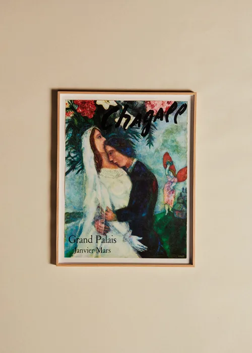 Affiche Grand Palais, Chagall, 1975 - 56,5 x 71 cm