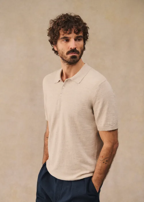 Polo Maille Joan - Écru
