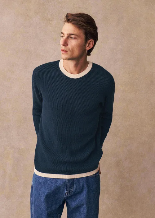 Pull Fenno - Bleu / Ecru — image 8