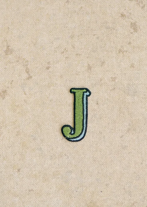 Ecusson vert / bleu - Lettre J - Vert — image 2