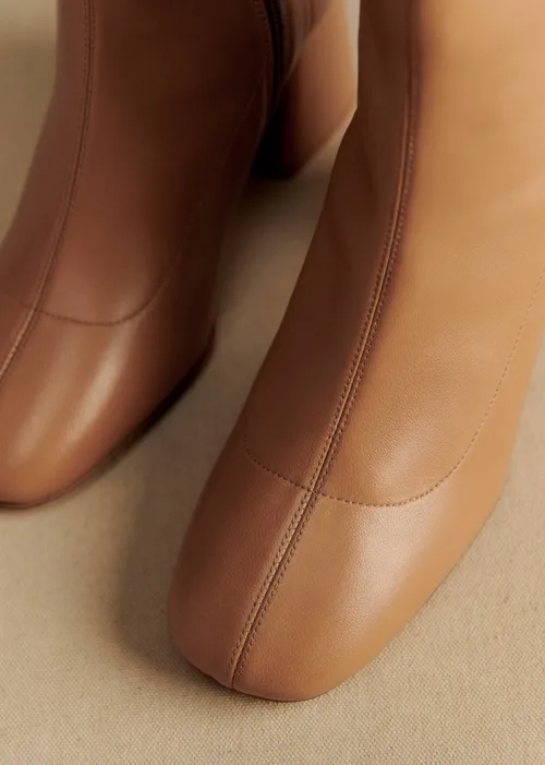 Bottines Aline - Miel Lisse — image 5