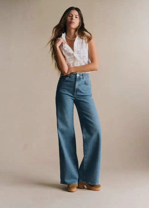 Chemise Celinda - Guipure Unie Ecru — image 3