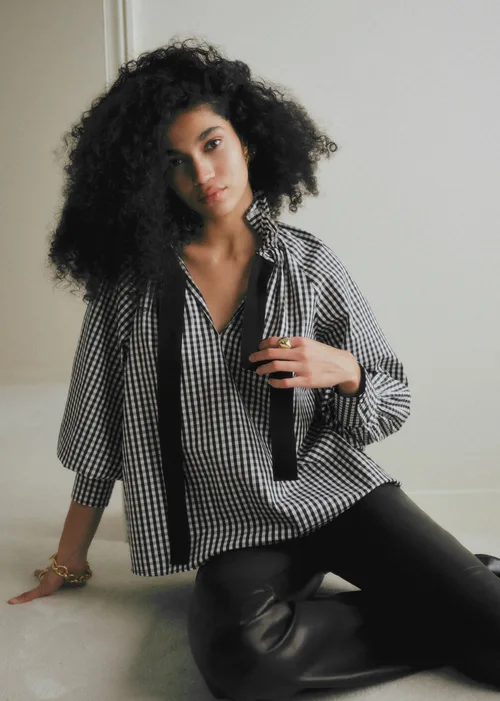 Chemise Hillis - Vichy Noir et Blanc