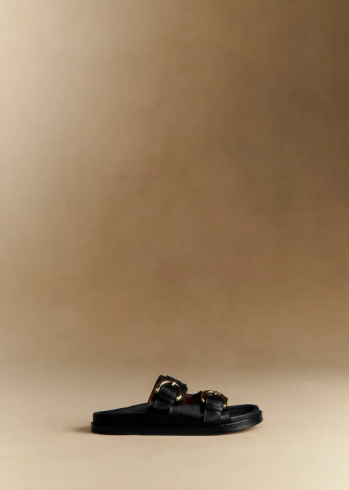 Mules Low Lenny - Noir Lisse — image 3