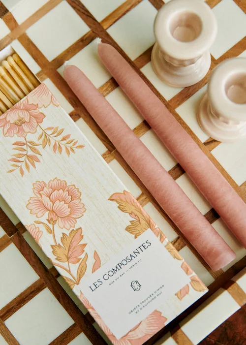 Imprime Serenade Rose Et Cafe