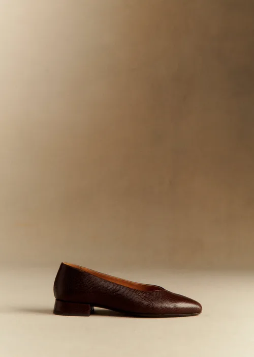 Ballerines Low Bertille - Chocolat Téjus — image 3