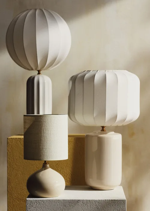 Lampe Mezzo - Crème - Abat-jour Mezzo - Écru — image 3