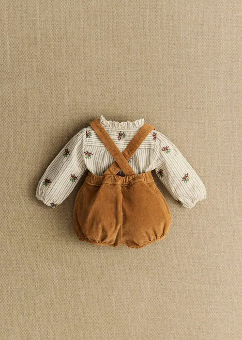 Chemise Chlo - Petit Sézane x Antoinette Poisson - Rayures Broderies Boutonnières — image 3