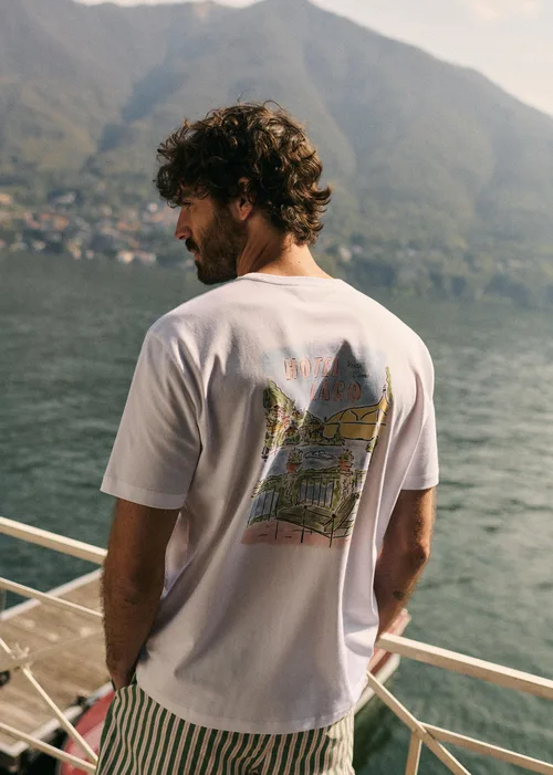 T-Shirt Hotel Lago - Blanc — image 4