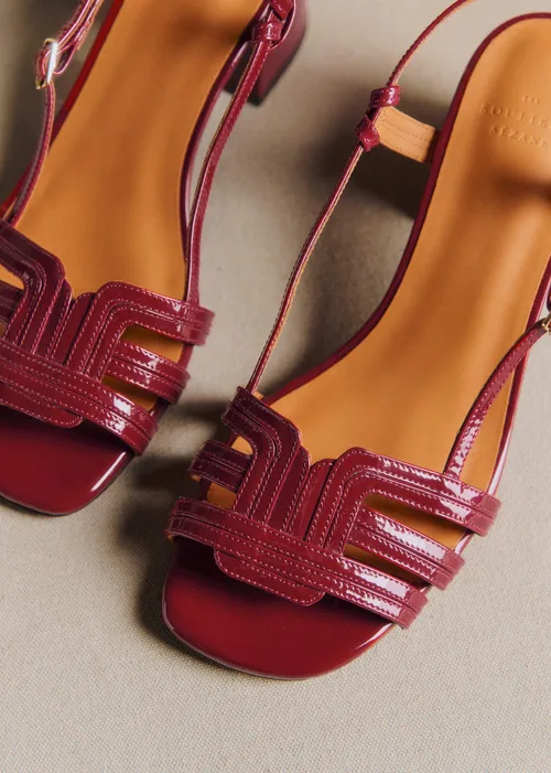 Sandales Josepha - Cerise Vernis — image 4