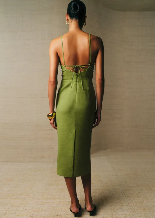 Robe Pearly - Vert Olive — image 4