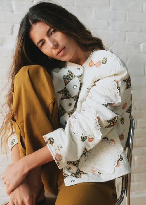 Veste Dakoty - Sézane x SEA NY - Patchwork Signature — image 3