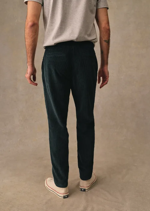 Pantalon Danny Velours - Vert Foncé — image 4