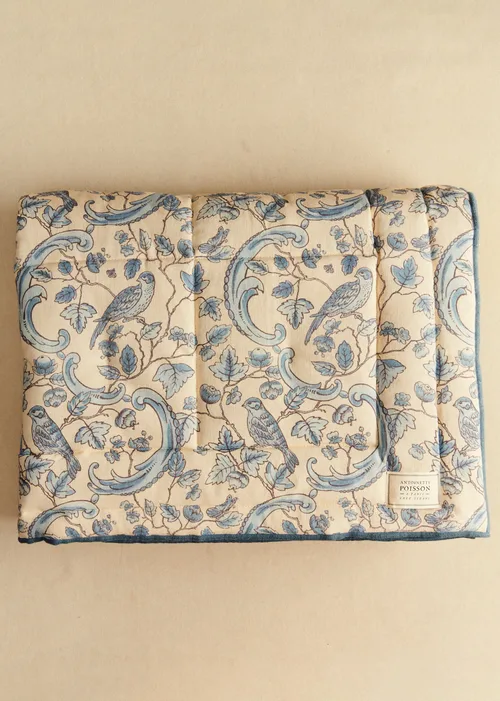 Courtepointe - Sézane x Antoinette Poisson - Imprimé Oiseaux Bleus — image 4