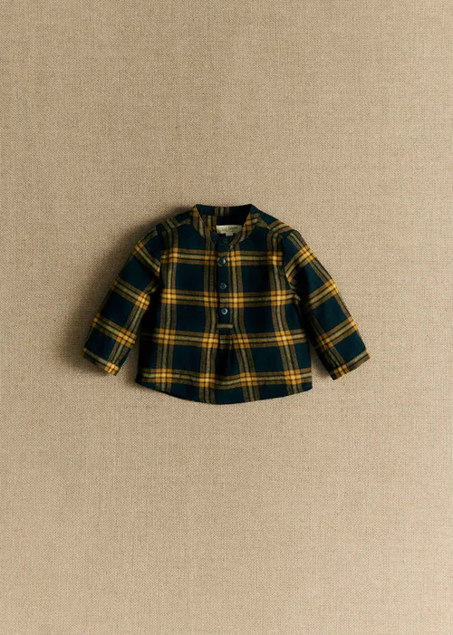 Chemise Sacha - Carreaux Bleu Nuit — image 4