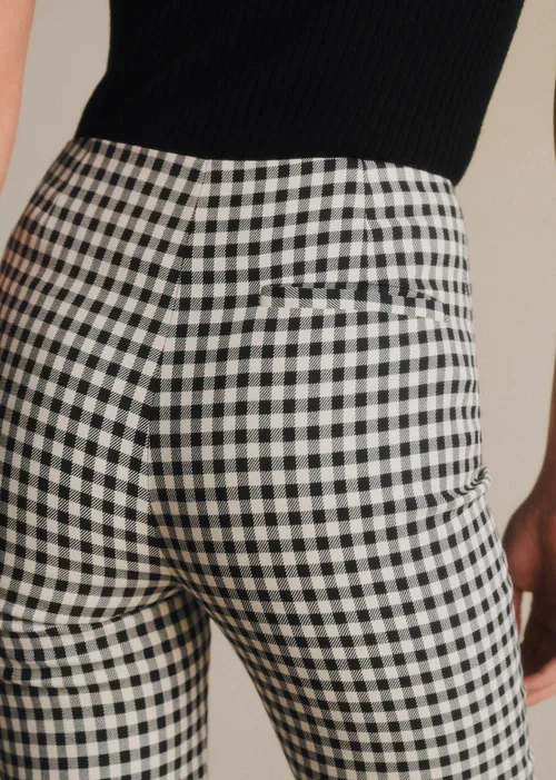 Pantalon Ciara - Vichy Noir et Blanc — image 3