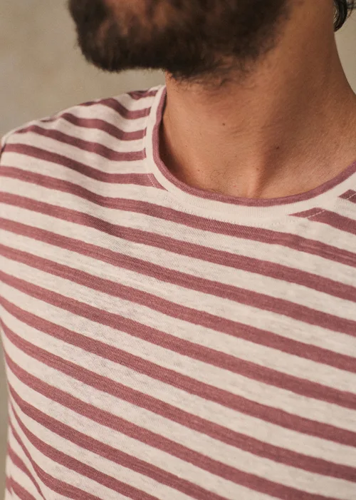 T-Shirt Fabio - Écru / Rose Ancien — image 5