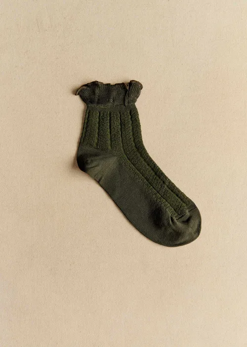 Chaussettes Deva - Vert Foncé