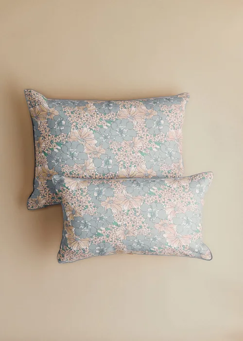 Coussin Imprimé - Petit Modèle - Imprimé Bleu des Prés — image 4