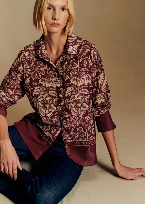 Chemise Pyerra - Sézane x Antoinette Poisson - Grands Pavots — image 4