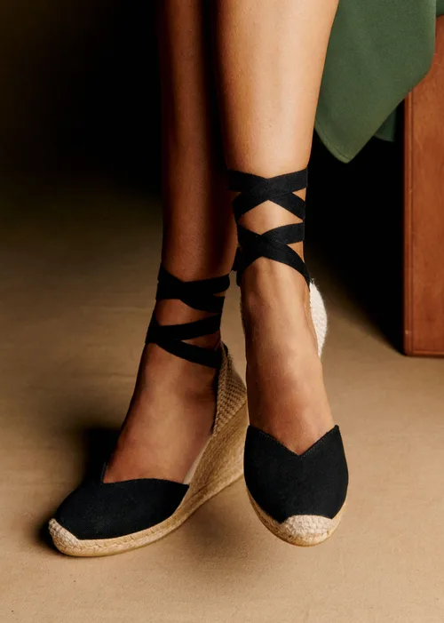 Espadrilles Diane - Noir Toile — image 3