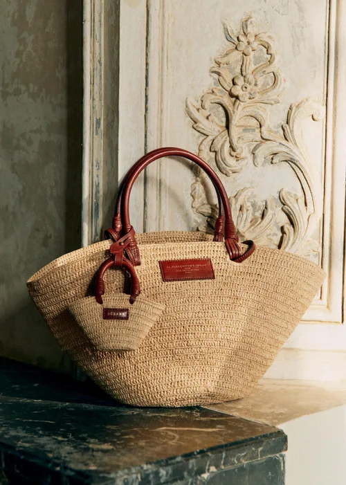 Accessoire de sac Justine - Raphia Naturel — image 3
