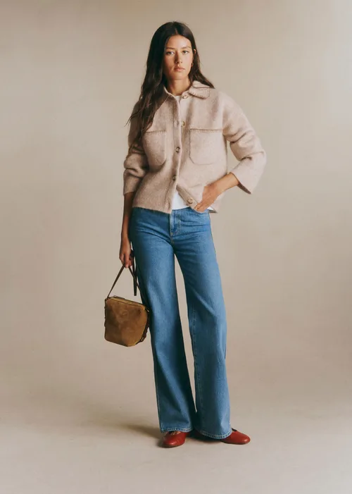 Veste Lucien - Beige Chiné Détails Taupe — image 4