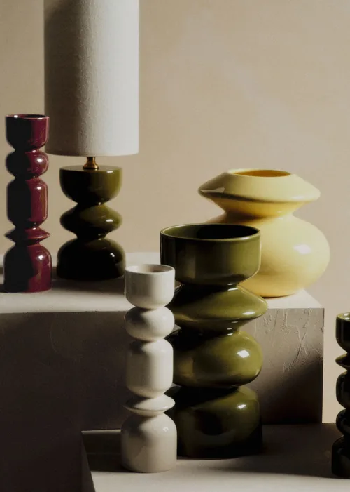 Coffret bougeoirs Romie Objetti - Vert Petit Modèle et Terracotta Grand Modèle — image 2