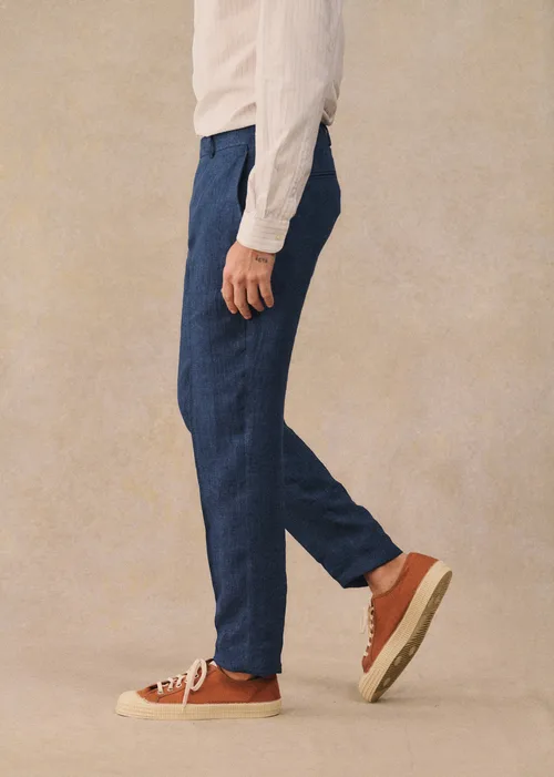 Pantalon Deon - Bleu Chiné — image 6